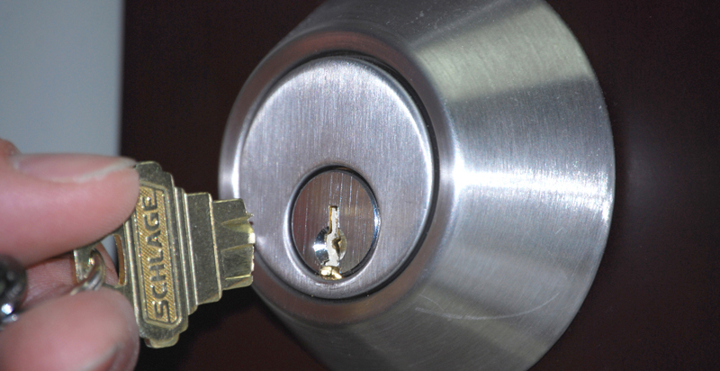 key broke inside deadbolt